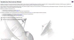 Desktop Screenshot of fs.wettzell.de